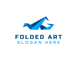 Creative Modern Origami logo design