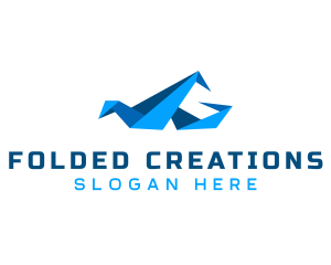 Creative Modern Origami logo design