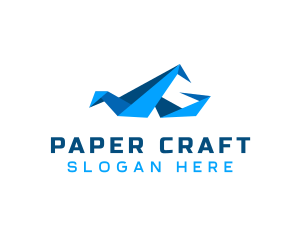 Creative Modern Origami logo design