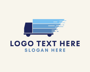 Cargo Van - Express Truck Delivery logo design