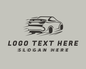 Fast Car Racing Logo