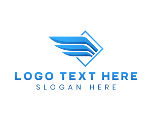 Express Wings Logistics Logo
