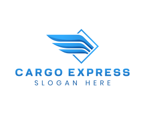 Express Wings Logistics logo design