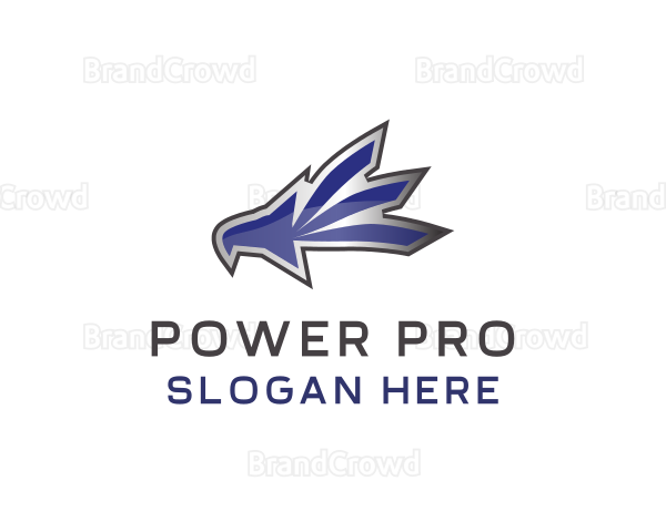 Metallic Eagle Esports Logo