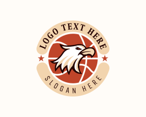 Hockey Sticks - Eagle Basketball Team logo design