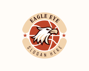 Eagle Basketball Team logo design