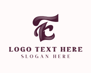 Vintage - Craftsman Brand Letter E logo design