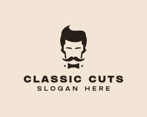 Barber Haircut Hairstylist logo design