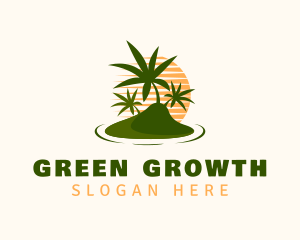 Organic Weed Nature logo design