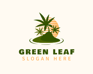 Organic Weed Nature logo design