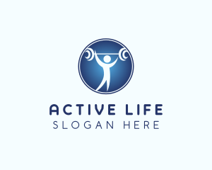 Physical Fitness Gym logo design