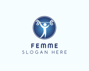 Physical Fitness Gym logo design