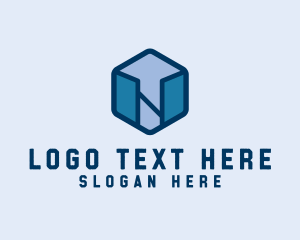 Video Game - Gaming Cube Business Letter T logo design