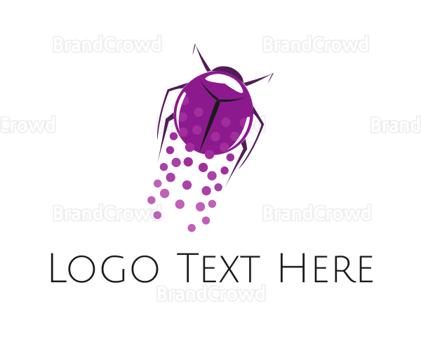 Purple Flying Beetle Logo