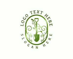 Swirl - Swirl Shovel Gardening logo design
