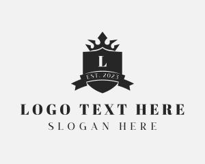 Lawyer - Shield Regal Crown logo design