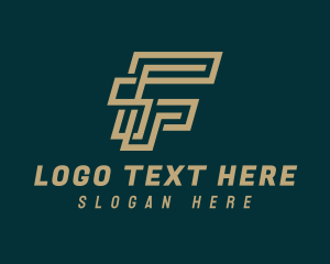 Corporation - Deluxe Generic Letter F logo design