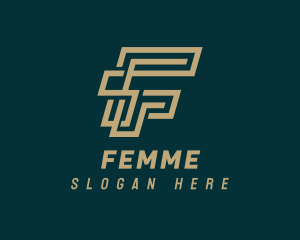 Deluxe Generic Letter F logo design