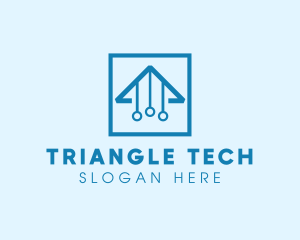 Triangle - Musical Triangle Instrument logo design