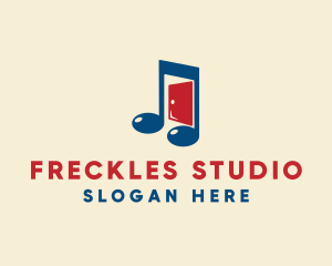 Music Studio Door  logo design