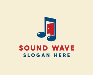 Volume - Music Studio Door logo design