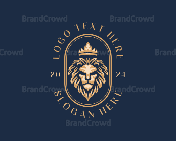 Lion King Crown Logo