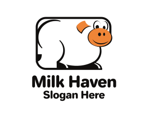 Dairy - Cow Dairy Farm logo design