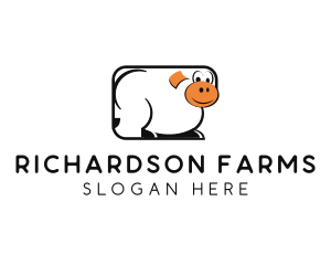 Cow Dairy Farm logo design