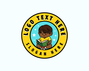 Nursery - Reading Kid Preschool logo design