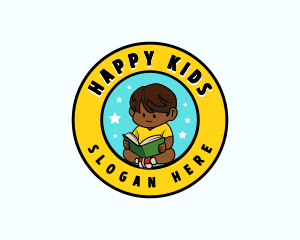 Reading Kid Preschool logo design