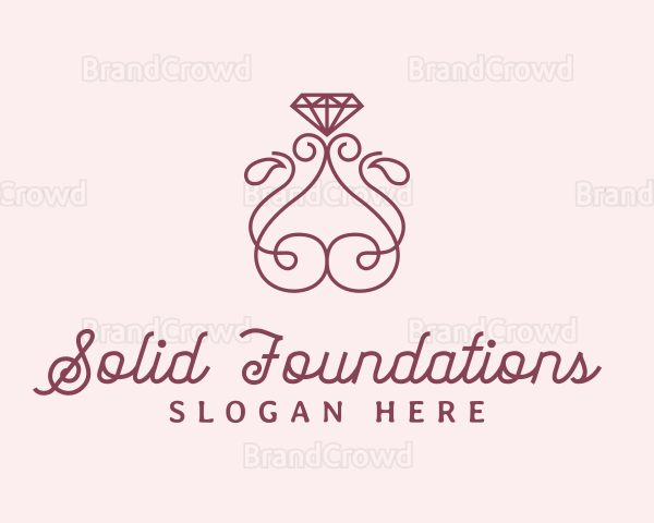 Premium Ornamental Jewelry Logo