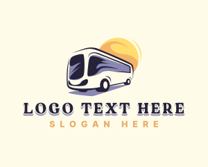 Destination - Vacation Bus Trip logo design