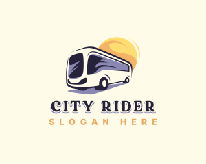 Bus - Vacation Bus Trip logo design