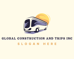 Vacation Bus Trip logo design