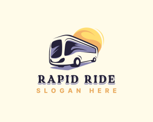 Bus - Vacation Bus Trip logo design