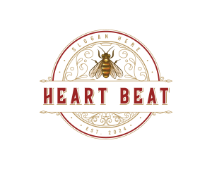 Honey Bee Ornamental Logo