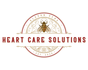 Honey Bee Ornamental Logo