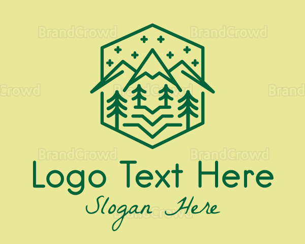 Green Outdoor Nature Logo