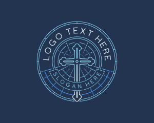 Catholic - Holy Cross Ministry logo design