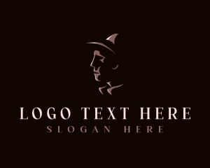 Hat - Detective Spy Mysterious logo design