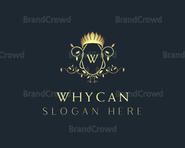 Crown Wreath Royalty Logo