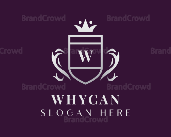 Shield Crown Business Logo