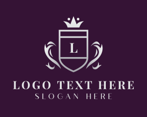 Hotel - Shield Crown Business logo design