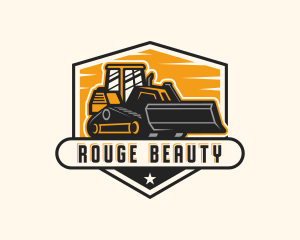 Bulldozer Construction Digger Logo