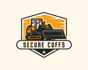 Bulldozer Construction Digger Logo