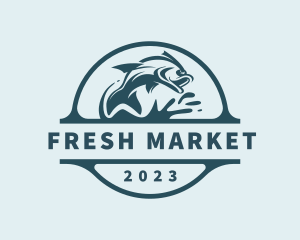 Market - Fisherman Sea Market logo design