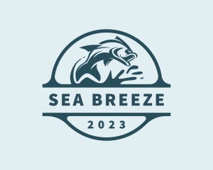 Fisherman Sea Market logo design