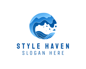 Surfing Beach Wave Resort  Logo