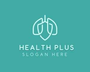 Shield Lung Protection logo design