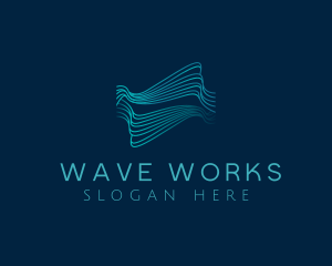 Wave Media Technology logo design